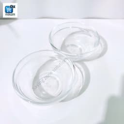 2Pcs Round Glass Bowl Set Elegant Transparent Bowls for Serving Salads Snacks Desserts Thumbnail 3