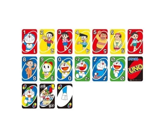Image of UNO Doraemon Card Game 112 Cards