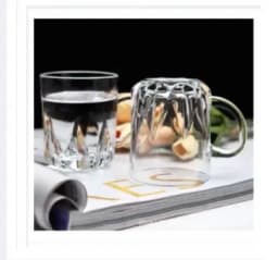 Glass Tea Mug Tea Cup Coffee Mug - 6Pcs Thumbnail 1