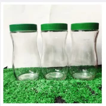 Glassware Food Jar Food Container glass Jar 1000ml 2pcs