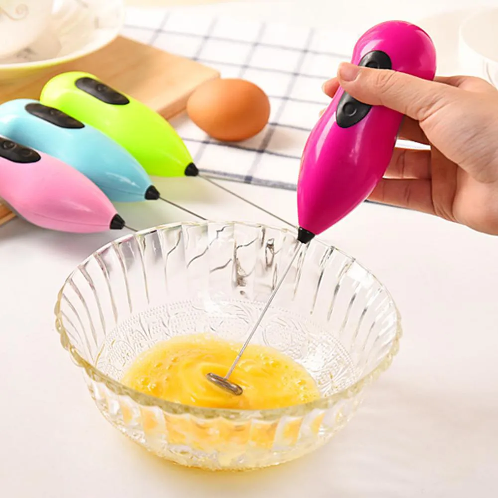 Mini Drink Frother Portable Hand Blender for Lassi Milk Coffee Egg Beater Mixer thumbnail 1