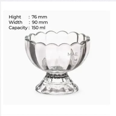 Bormioli Sets Of Six Glass Dessert Bowls 6 Pieces Serve Desserts In Style With Bormioli Glass Bowl Set Shapla