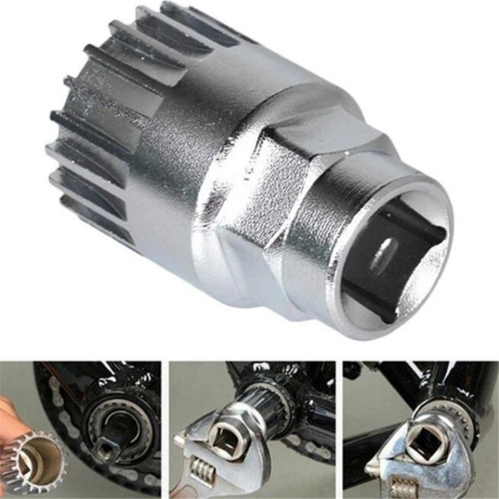 Bicycle Bottom Bracket MTB Bike Crank Extractor Remover BB Puller 20 Teeth Wrench Cycling Maintenance Repair Tools Accessories 1