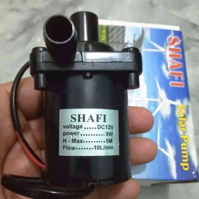12 Volt DC Solar Powered Brushless Magnetic Submersible shafi water pump 300L/H Fish Pond Aquarium Smooth Operation 3