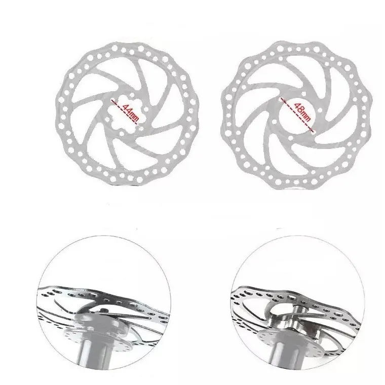 44 48mm Disc Brake Rotor Center Lock 6 Bolt Rotor Adapter Aluminium MTB Road Bicycle Disc Brake Rotor Convert Adapters 1