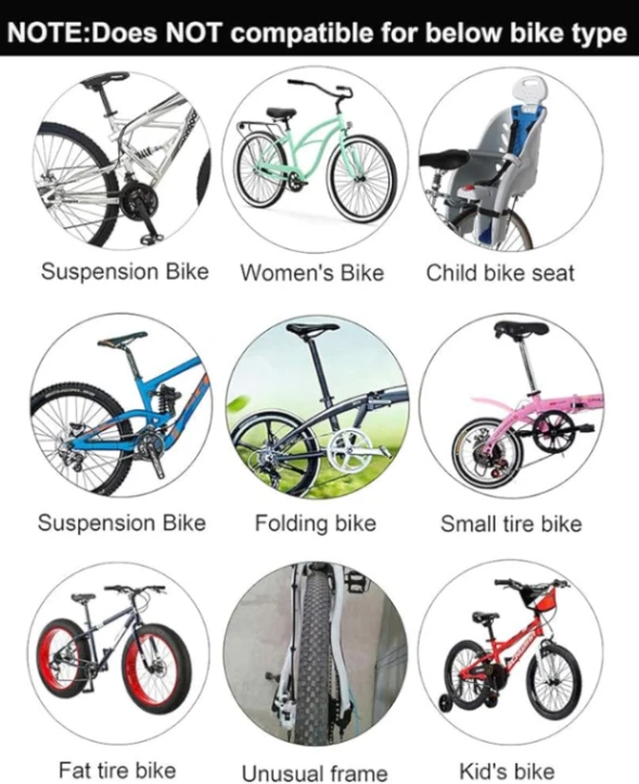 Bicycle Cargo Rack Quick Release Adjustable Alloy Bicycle Carrier 100kg Capacity Belt Free 4