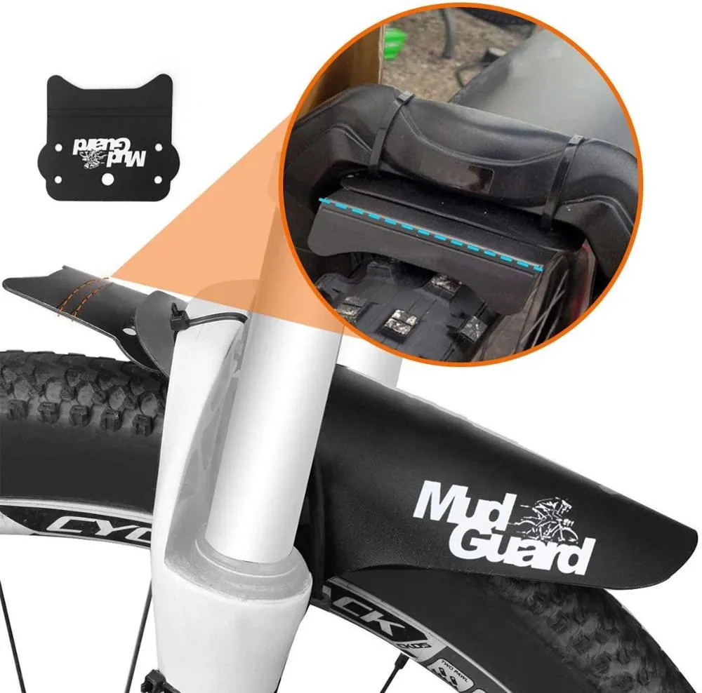 Universal Mudguard Mountain Bike Mudguard Fiber Front Rear MTB Road Bike Wing Bicycle Fender 1