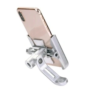 Universal Metal Bike Phone Rack Aluminum Alloy Bicycle Mobile Phone Holder Motorcycle Bike Handlebar Looking Glass Mount 4