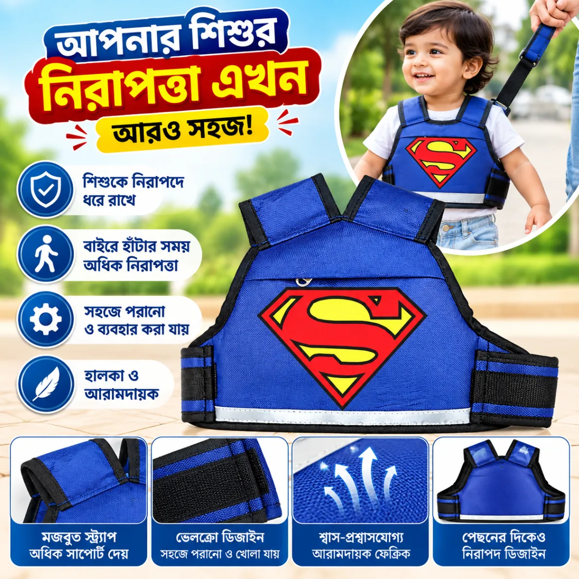 Baby Safety Belt For Bike, Baby Safety Belt for Motorcycle, Child Safety Belt, Kids Safety Belt, Adjustable Motorcycle Safety Belt For Children Kids 4