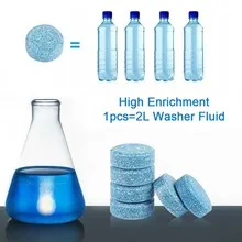 10 PCS Car Windshield Glass Washer Cleaner Compact Effervescent Tablets Detergent Car Beauty Tool Car Accessaries 2