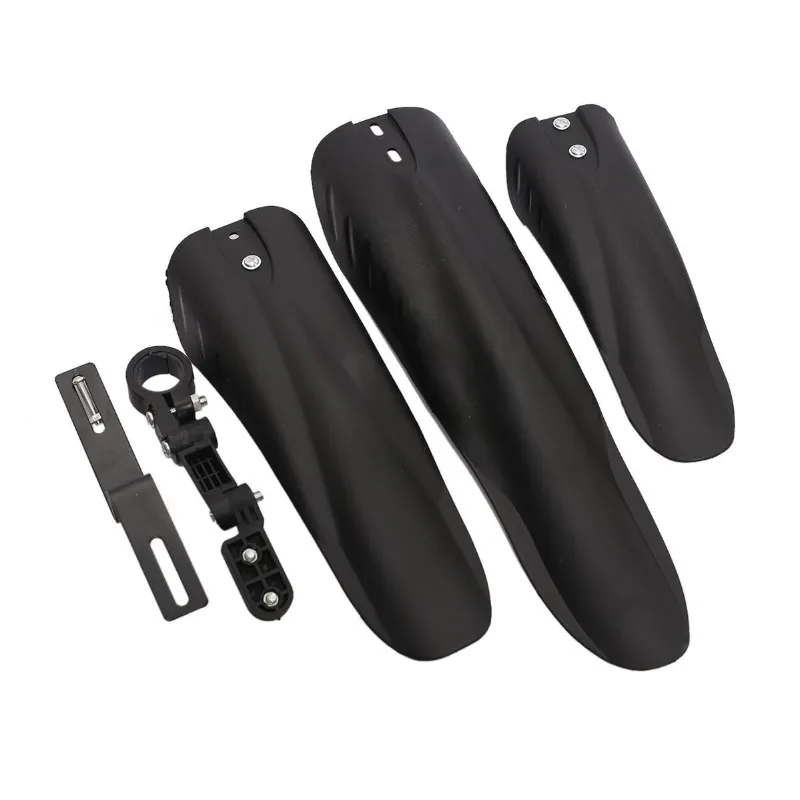 3pcs Black mudguard For Bicycle 1