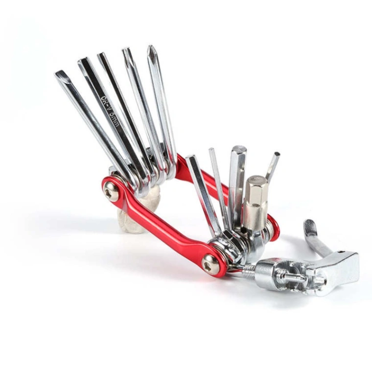High Quality Mini Repair Pocket Folding Tool 11 In 1 Bicycle Moutain Road Bike Tool Set Cycling Multi Repair Tools Kit Wrench 4