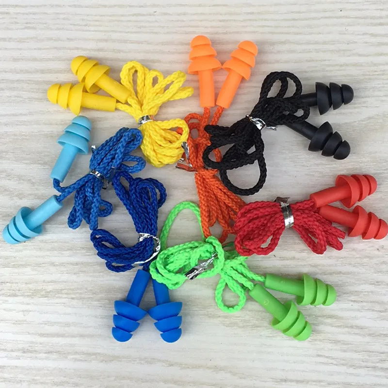 Soft Silicone Corded Ear Plug Protector 3