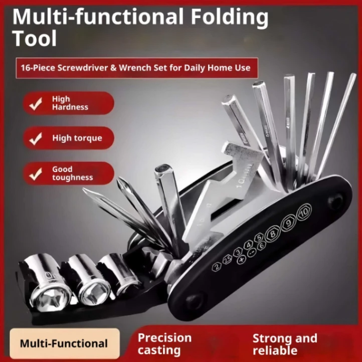 16 IN 1 Motorcycle Bicycle Tools Set 3