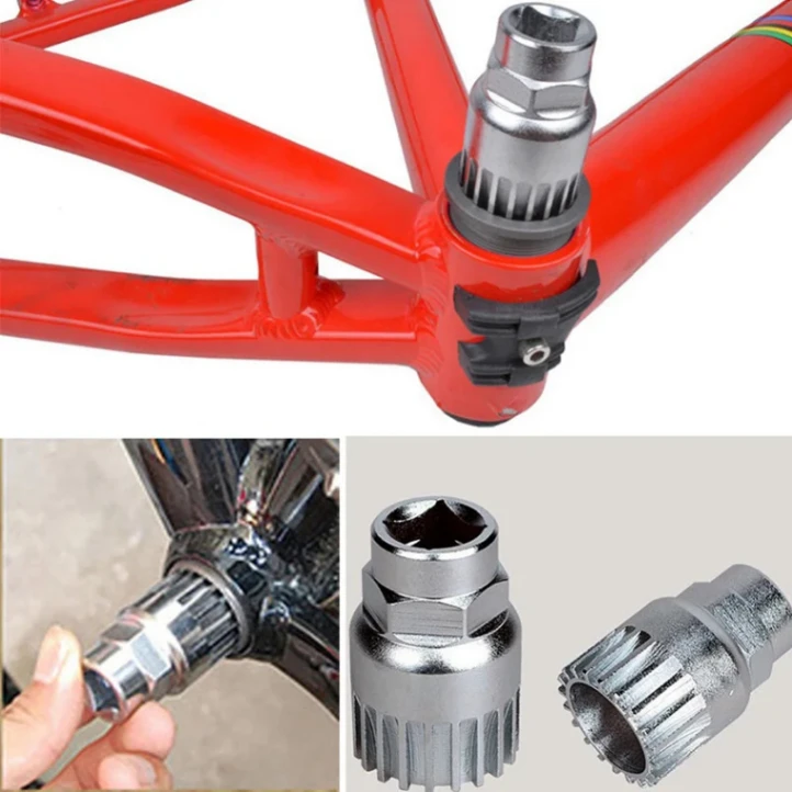 Multifunction Bicycle Repair Tool Kits Chain Cutter Bottom Bracket Remover Freewheel Crank Puller MTB Removal Tools 3