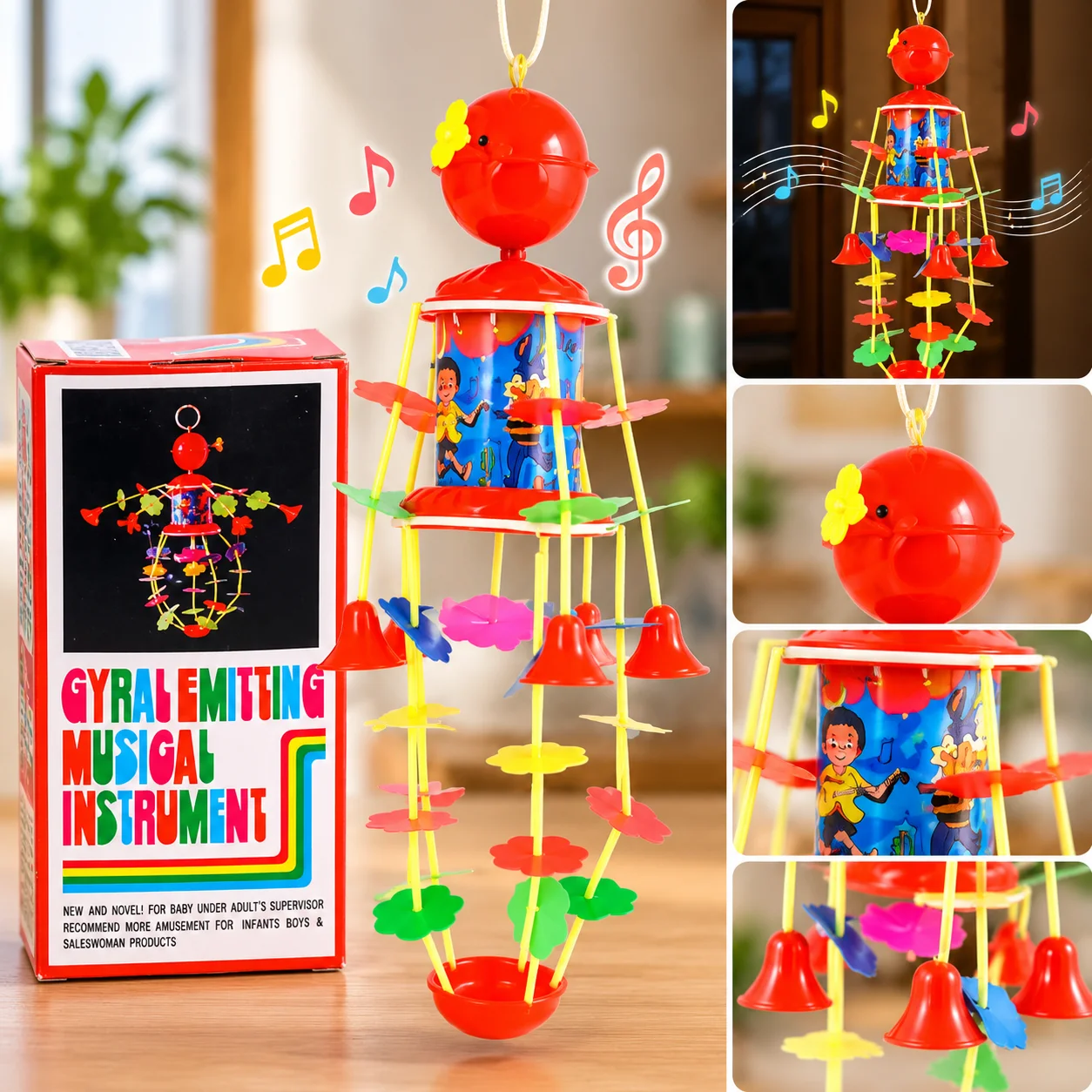 Merry Go Round Musical and Visual Toy For Your New Born Baby 3