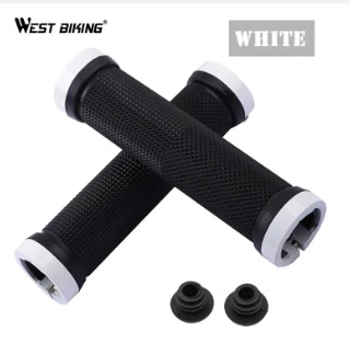 Bicycle Road Mountain Bike Handle Double Lock on Aluminium Alloy Bike Handlebar Hand Cover 1 Pair Handlebar Grips 3