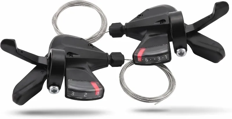 2 Pcs SHIMANO ALTUS SL-M370 9 Speed Shifter Definite Trigger 3X9 w / Internal Cable (Made In Indonesia) 2