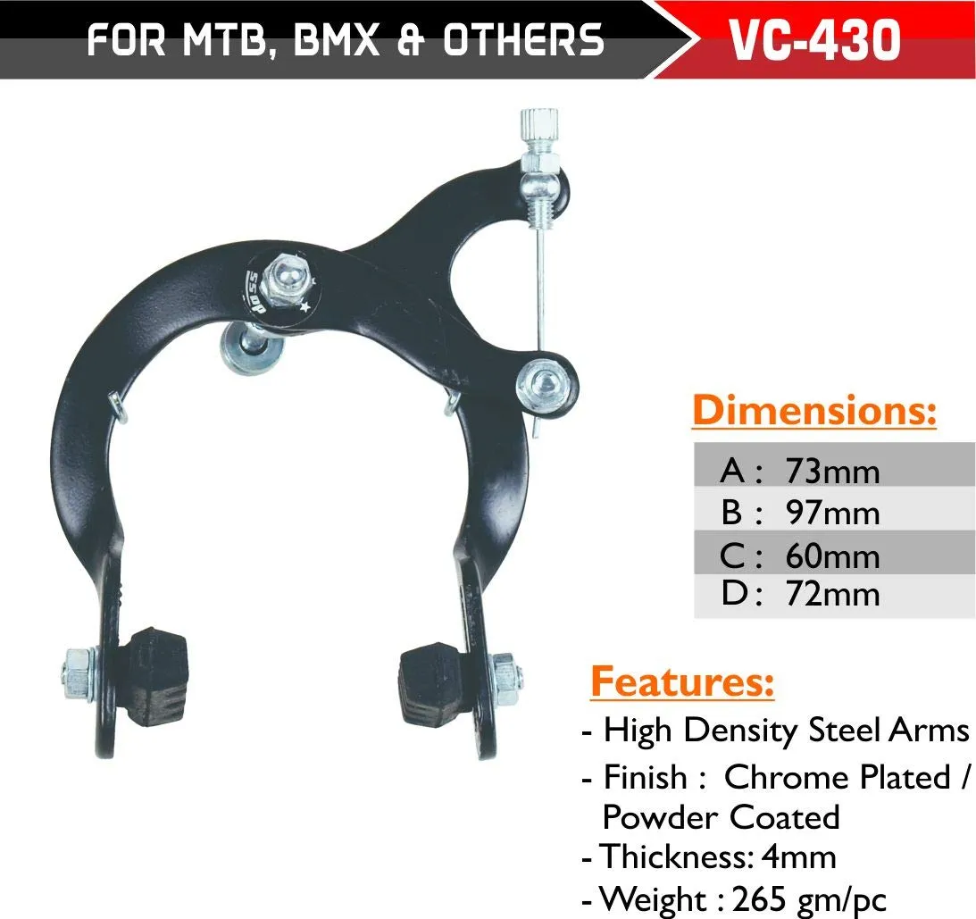Bicycle Caliper Brakes International Standards Kakra System Baby Cycle Brake Front Rear Bike 1