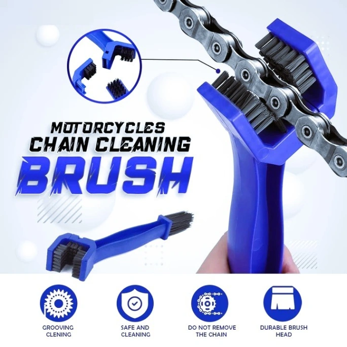 Multipurpose Cycle Motorcycle Bike Chain Cleaner Brush Assorted Colour 1