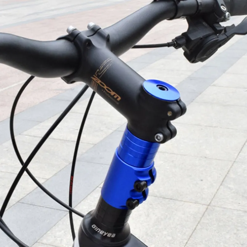 Bike Handlebar Fork Stem Riser Extender Extension Mountain Bike Aluminum Alloy Stem Front Head Up Raiser Adapter Bicycle Parts 3