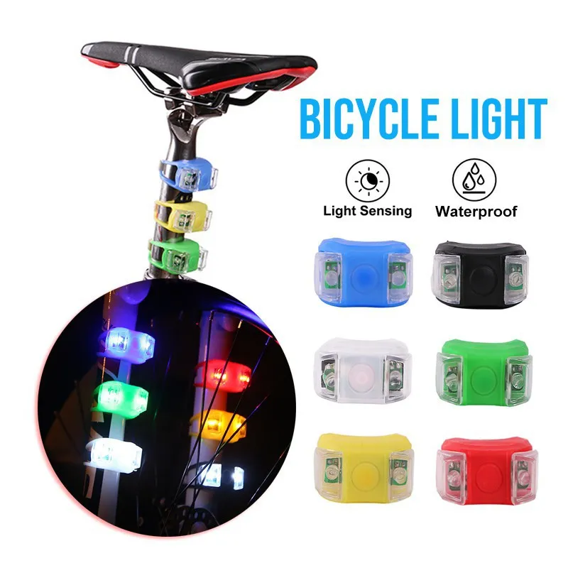 Bicycle Safety Light Cycling Bike MTB lampu Lajak 3 Mode 2pc Frog Strobe Tail Rear Light Warning Light Lampu Basikal 1