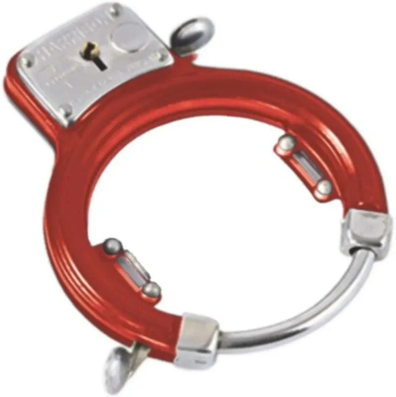 Cycle Frame Lock - Red -with 2 Keys ( 7 Lever ) Wheel Lock Cycle Lock 4