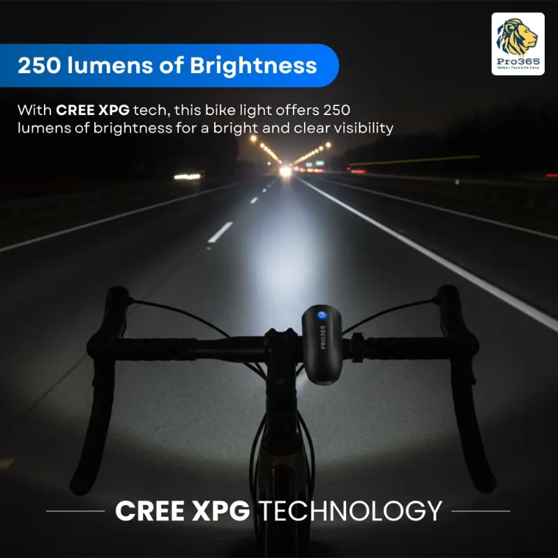 Bike Seat Cushion with Memory Foam, Waterproof Cover & Reflective Strip | USB Rechargeable LED Front Light with Loud Bell & 3 Modes | Universal Fit for Bicycles 4