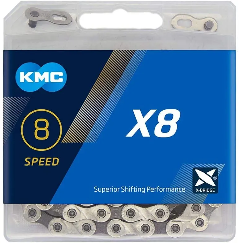 KMC Men s X8 Chain With Joining Link 1