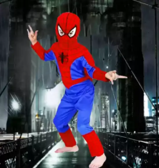 Spiderman Dress for Kids, Spider-man Kids Costume Wear, Spider man Suit 2
