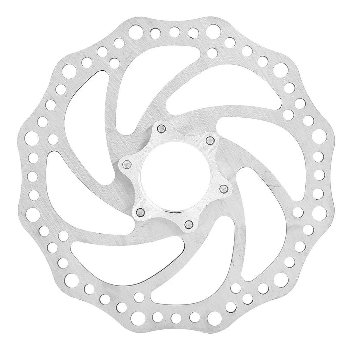 Bike Brake Disc Freewheel Threaded Hubs Disc Brake 6 Bolt With Aluminium wheeler Floating Alomejor Brake Rotor 160mm 1 pc Bicycle Accessories Bike 1