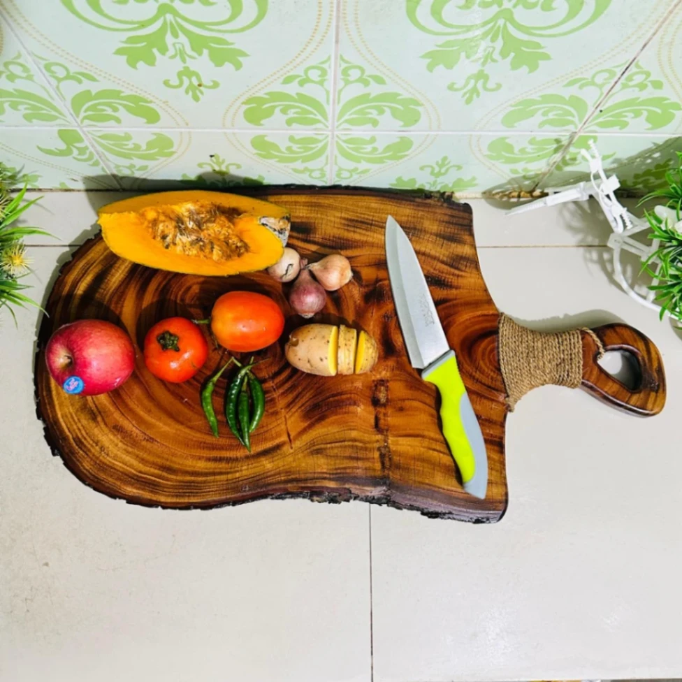 Rustic Wooden Chopping Board 1