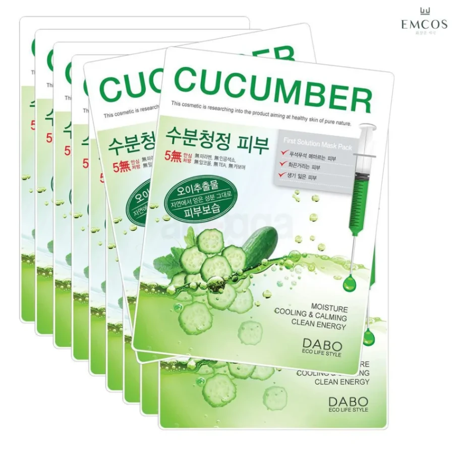 Dabo Cucumber Sheet Mask 23g মেড ইন কোরিয়া 🇰🇷 1