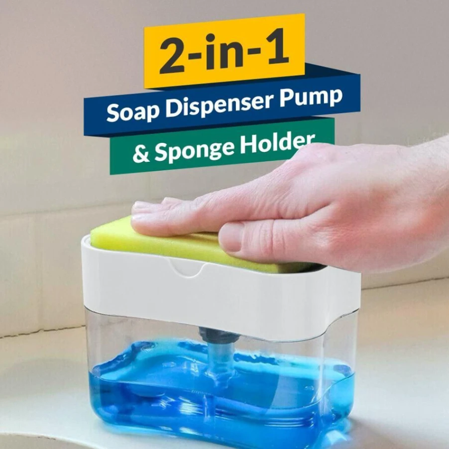Soap Pump & Sponge Caddy 1