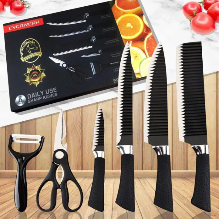 Zepter Professional Knife Set - 6 pcs Kitchen Knives Set, Culinary Knives, Professional Chef Knives, 1