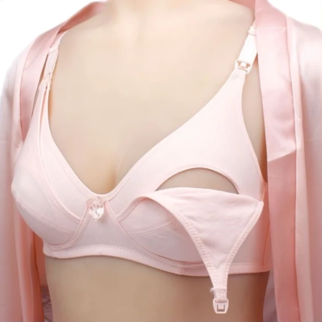 নতুন মা-দের একটাই চিন্তা থাকে ব্রেস্টফিডিং সিস্টেমের সাথে আরামদায়ক ম্যাটারনিটি ব্রা 1 PCS 1