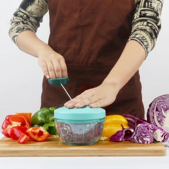 Anjani 2 in 1 Vegetable Cutter, Vegetable Chopper Multicolor 1
