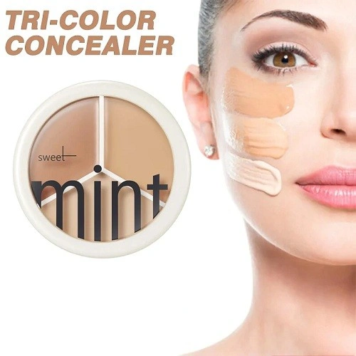 Sweet Mint Concealer Palette Cream Base Full Coverage Cover Acne Spots Dark Circles Facial Makeup Foundation 1