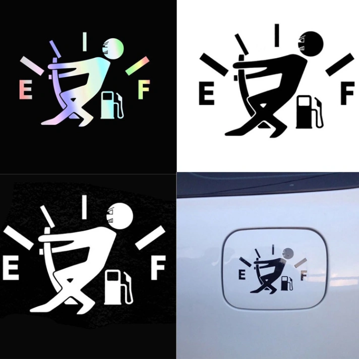 ⛽️ *Funny Fuel Meter Car Sticker – Must-Have for Car Lovers! 🚗*গাড়িতে তেল শেষ? চিন্তা নাই! 1