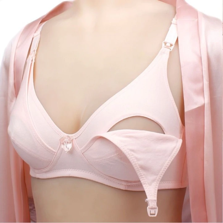 Breastfeeding Bra, Maternity & Nursing Bra, Women's Cotton Non Padded Bra 1