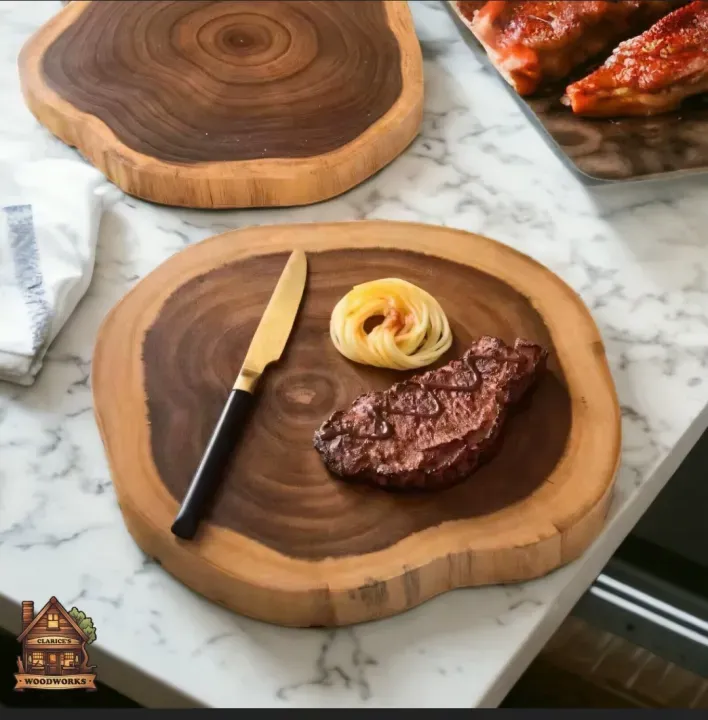 Log Chopping Board,Wooden chopping board,Rustic cutting board,Mini Cutting Board,Acacia wood serving tray,,Snacks tray,functional decor,boho 1