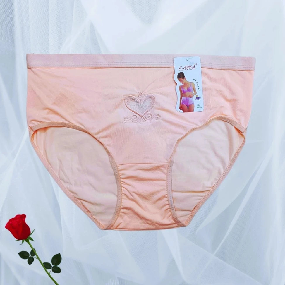 China Love Panty For Women, Women Cotton Panty Mid Waist & Full Coverage 1