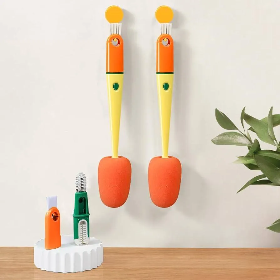3 in 1 Multi Bottle Cleaning Sponge Brush 1