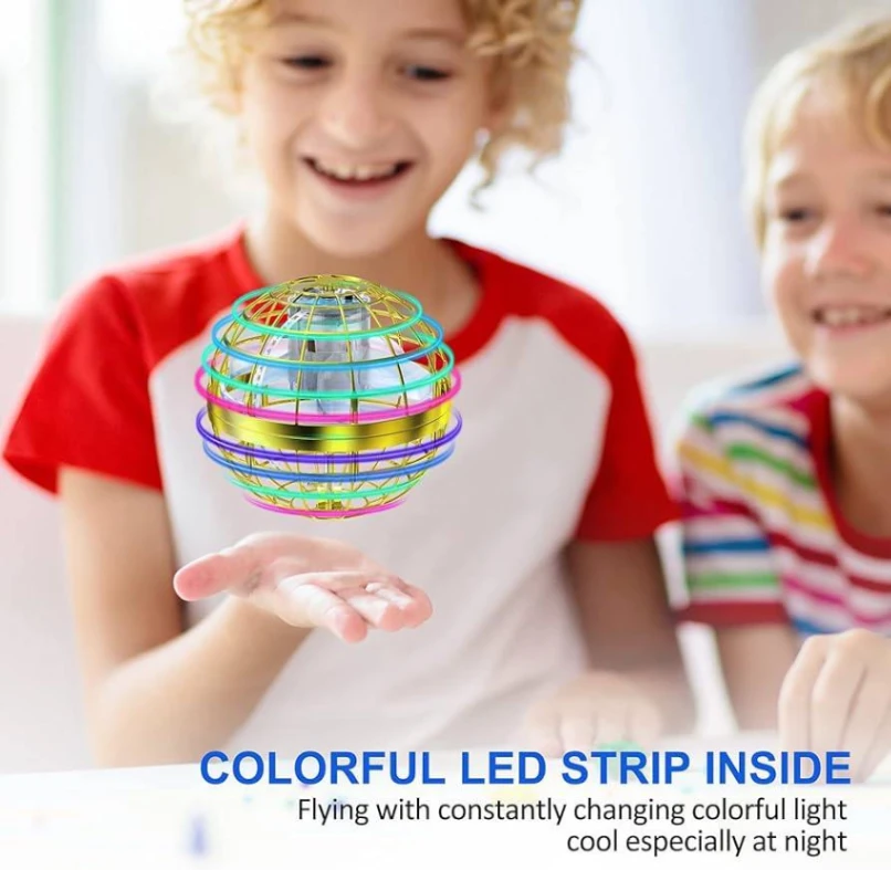 Flying Orb Ball Toy, Magic Flying Ball, Hand Controlled Fly Boomerang Spinner Ball, Jitter Drone 1