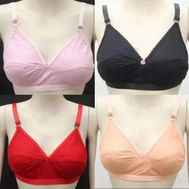 Cotton Bra Boil Fabrics Multi-Color - 4 Piece Set best quality 1