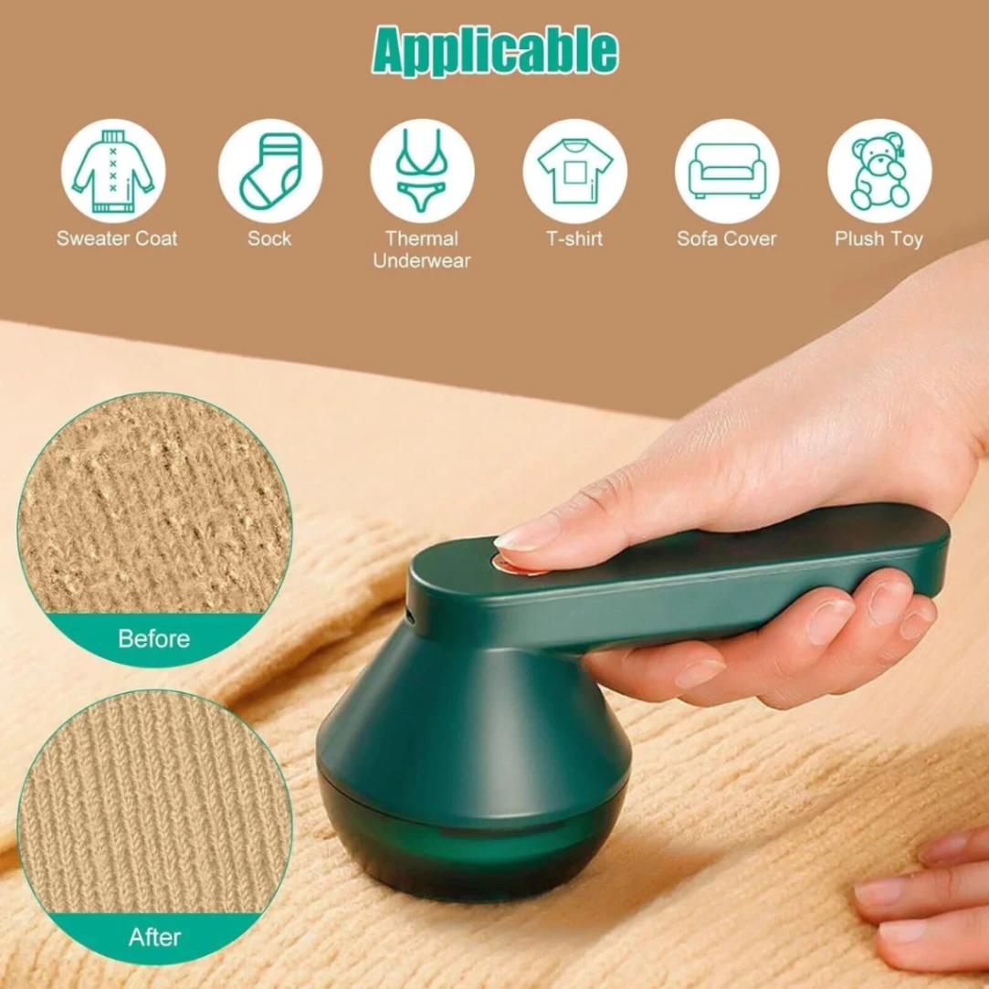 Rechargeable Electric Lint Remover, Fabric Shaver Woollen Fuzz Shaver/Remove Fluff Lint Roller 1