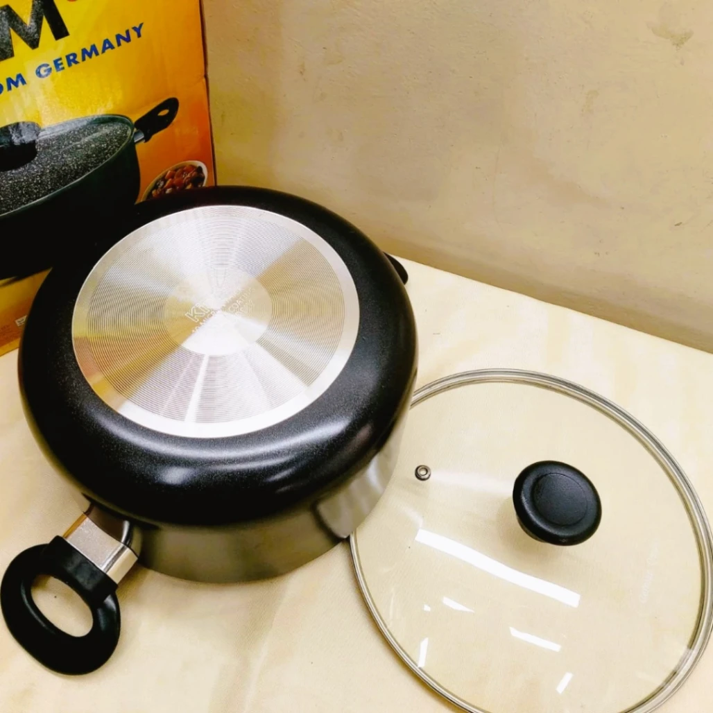 Kiam Non-Stick Casserole 24cm With Glass Lid 1