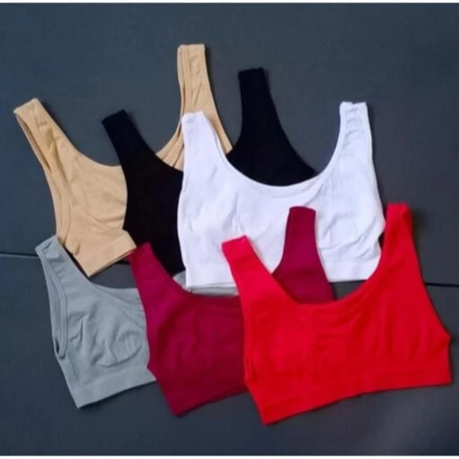 4 piece Semis bra sports bra cotton bra teenagers & women bra অরজিনাল ছবি ভিতরে দেওয়া আছে 1