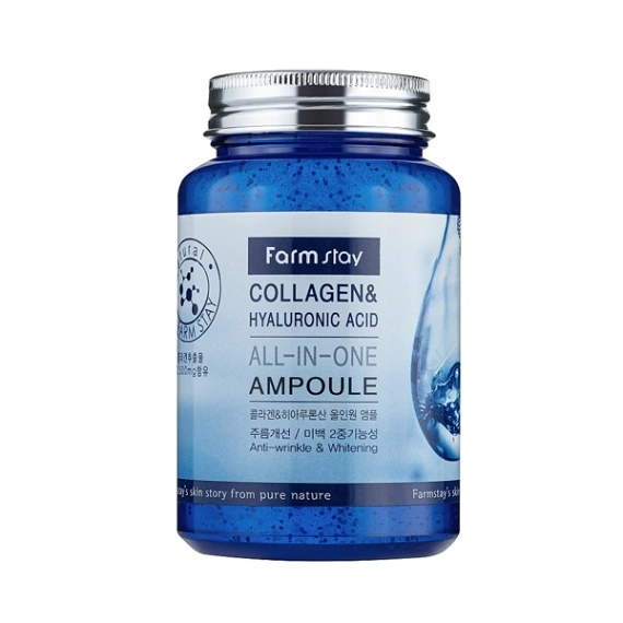 FARM STAY Collagen & Hyaluronic Acid All In One Ampoule 250 ml 1