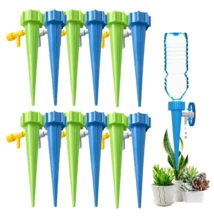 5 PCS Plant Auto Watering Spike with Control Valve Automatic Irrigation Water Spike Dripper 1